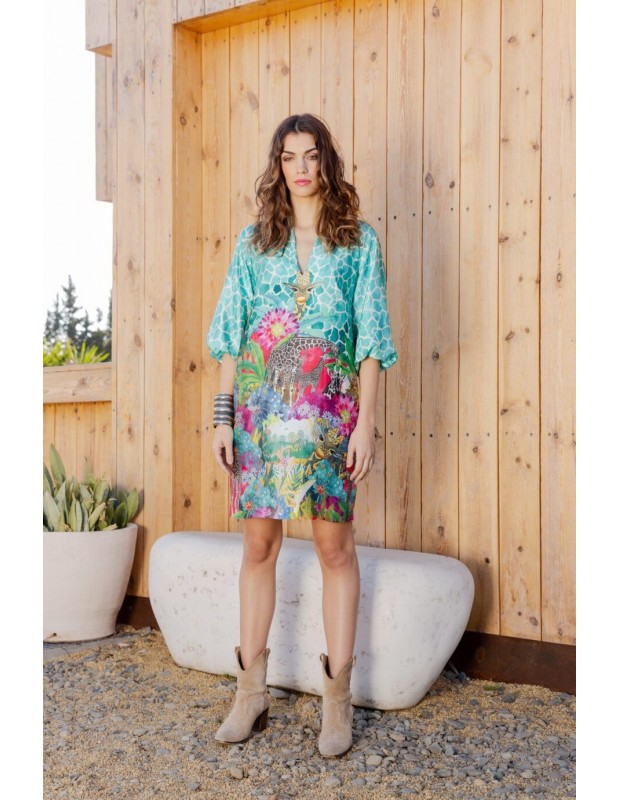 Vestido safari. Modelo 45637. Firma Arggido.
