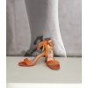 Sandalia Andrea - Modelo 1HF-0142 - Color naranja