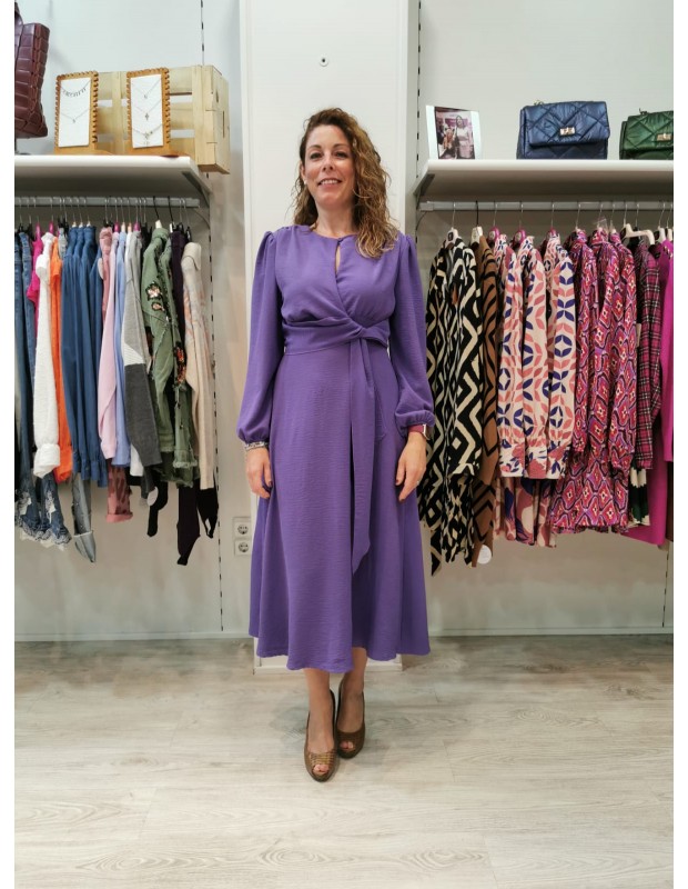 Vestido sofia. Modelo 0119523 - S. Color lila.