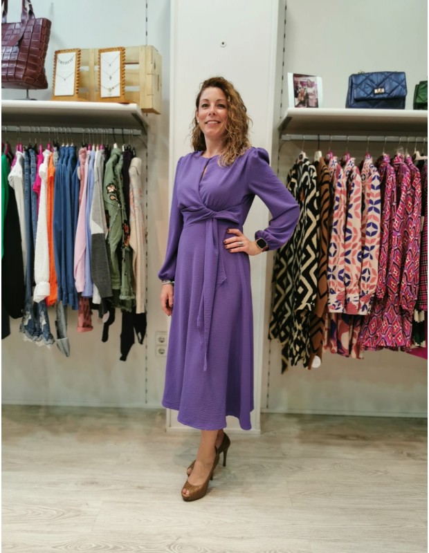 Vestido sofia. Modelo 0119523 - S. Color lila.