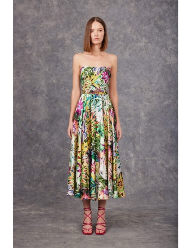 Vestido Caribe. Modelo 99635. Firma Carla Ruiz.