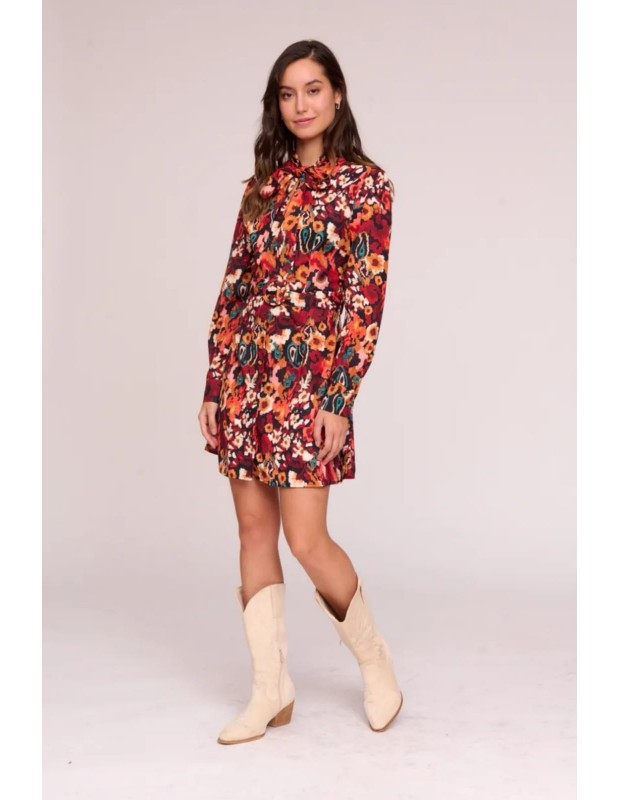 Vestido Texas. Modelo MX658. Color caldera.