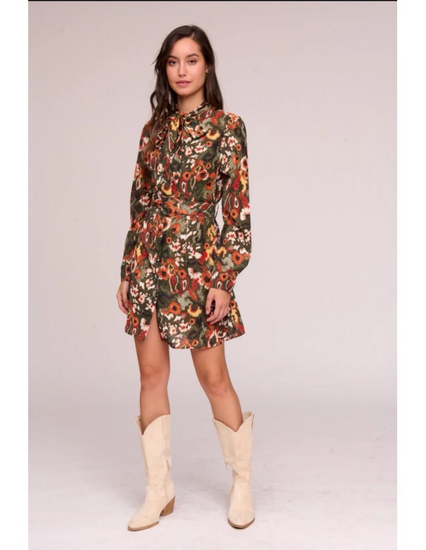 Vestido Texas. Modelo MX658. Color verde.