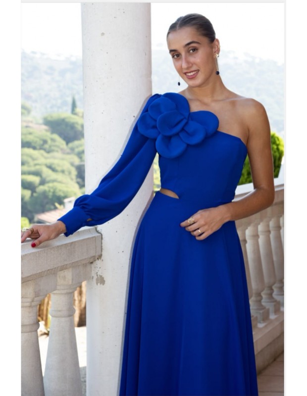 Vestido índigo. Modelo 241433. Color azul tinta.