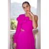 Vestido índigo. Modelo 241433. Color fucsia.