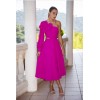 Vestido índigo. Modelo 241433. Color fucsia.