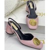 Zapato collar. Modelo P-1381. Color rosa.