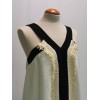 vestido flecos