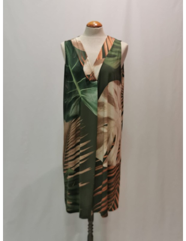 vestido hojas