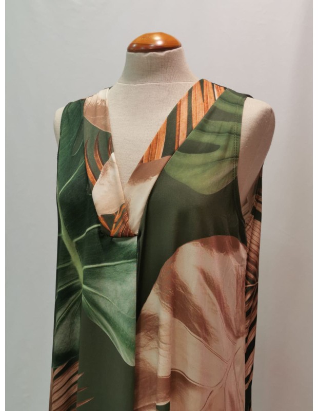 vestido hojas