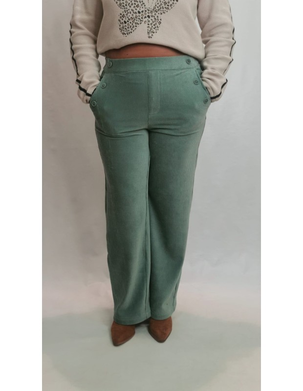 PANTALON SEDA BOTONES