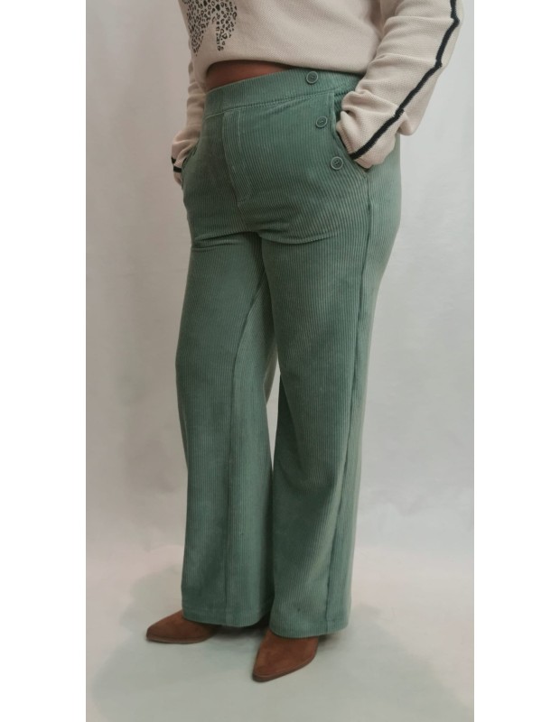 PANTALON SEDA BOTONES